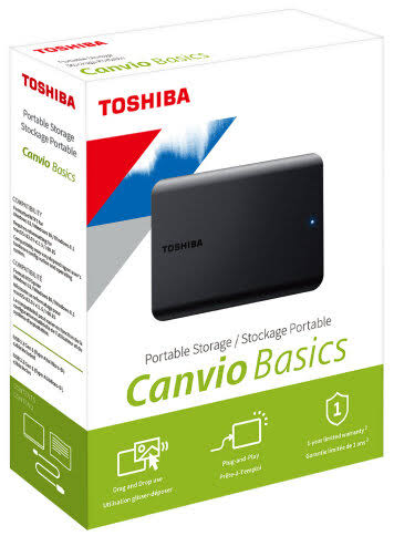 Disco Externo Toshiba Canvio - 4 TB - 2.5" - HDTB540XK3CA