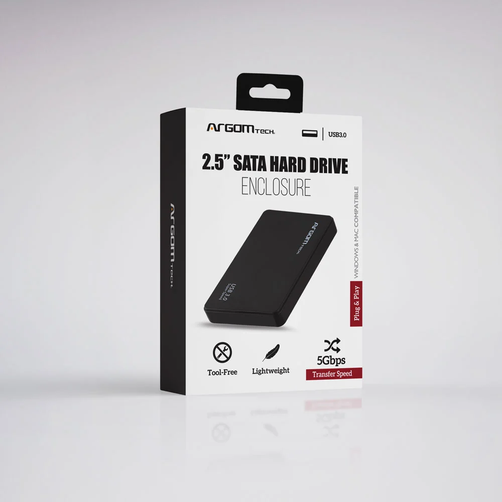 Encapsulador Argom 2.5' SATA a USB 3.0 - ARG-AC-1032