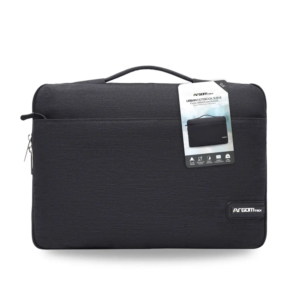 Funda para Laptop Argom Tech Urban Sleeve 15 - Negro - ARG-SL-0018BK