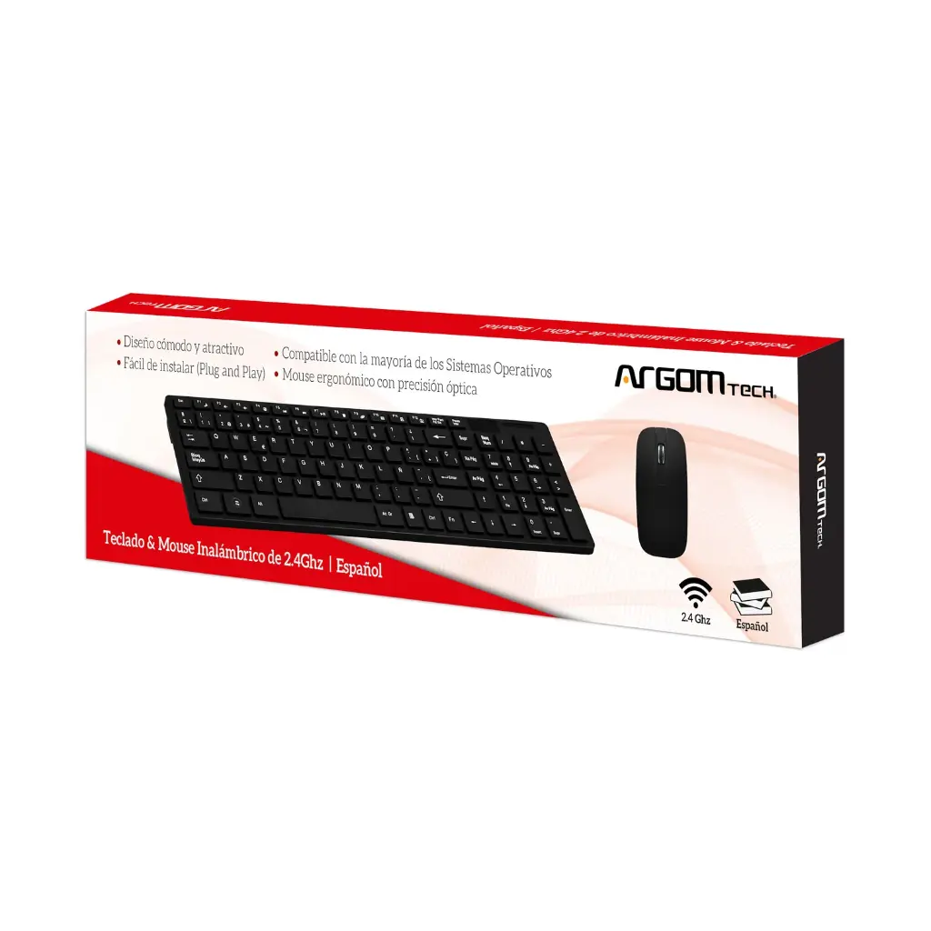 Teclado y Mouse Argom Inalambrico - ARG-KB-7436