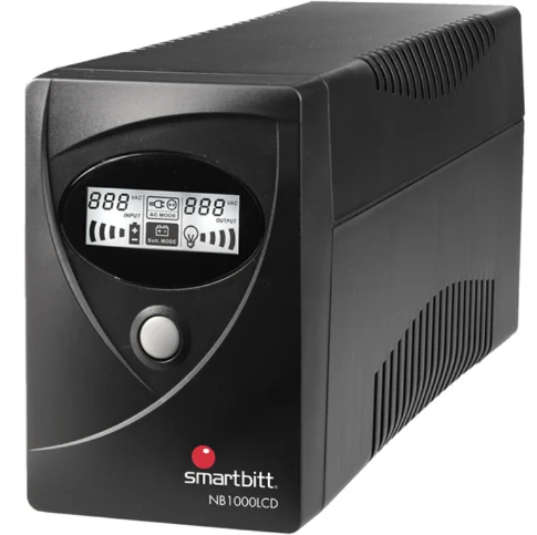 UPS SmartBitt LCD 1000VA - 500W - SBNB1000LCD - V2