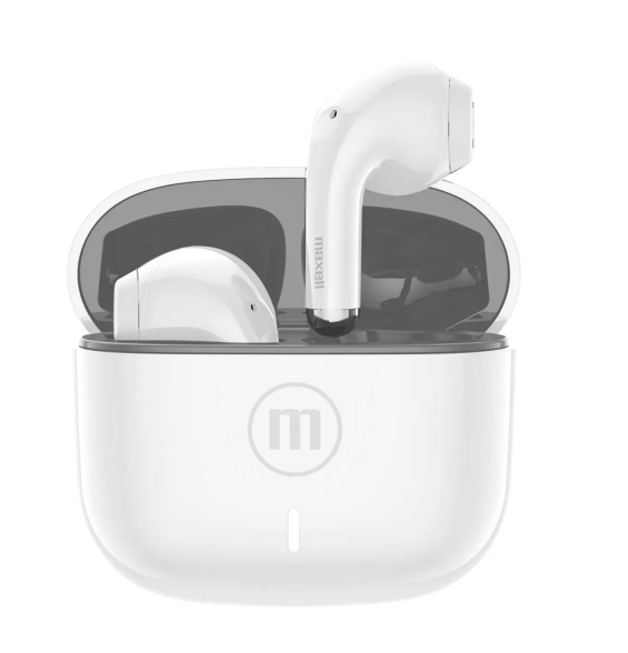 Audifono Maxell ELIO - Wireless - Blanco/Verde - EB-BTTWS23 Cod. 348687