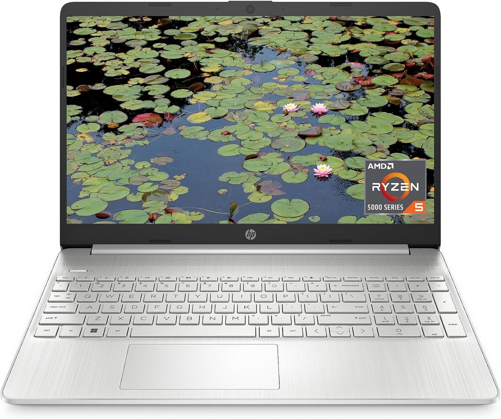 Laptop HP 15-ef2099nr - 15,6" HD - Ryzen 5 5500U - 8GB DDR4 - SSD 256 GB - W11 - Plateada -   84S26UA#ABA