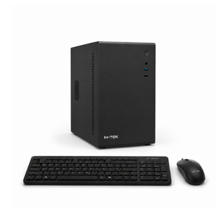 PC M-TEK RYZEN 5 5600GT 32GB RAM DDR4 SSD 960GB A520 WINDOW 11 PRO CASE CON FUENTE TECLADO Y MOUSE
