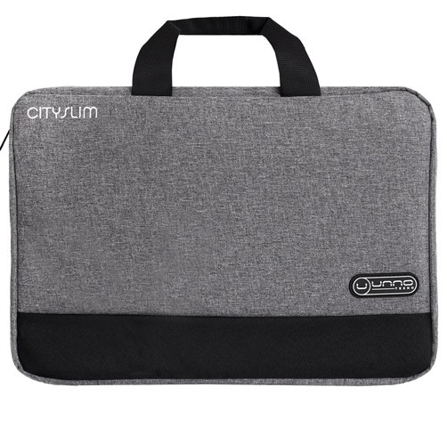 [MA0067] Maletin para Laptop Unno Tekno City Slim - Gris - 15.6'' - BG2712GY
