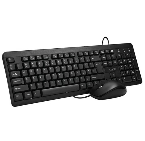 [TYM0915] Combo Teclado y Mouse UNNO TEKNO Klas  Español - KB6721BK