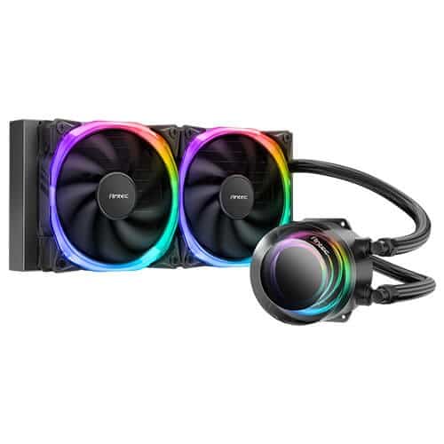 [ENF2803] Enfriamiento Antec Vortex 240 - ARGB - Negro - 240ARGB2415420