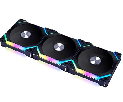 [VEN1215] Ventilador Lian Li Uni Fan SL120 V2 RGB - (Pack de 3) - Blanco - UF-SL120V2-3W