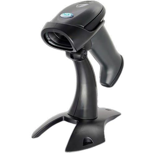 [LEC0021] Lector codigo de barra AON HS-250 -Longitud del Cable: 2M - Láser 2D -Negro- AO-SC-1003 (USB)