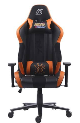 [SIL1360] Silla Gaming Checkpoint - Naruto Hand Sign - Negro/Naranja - NA-CH-9192-CR