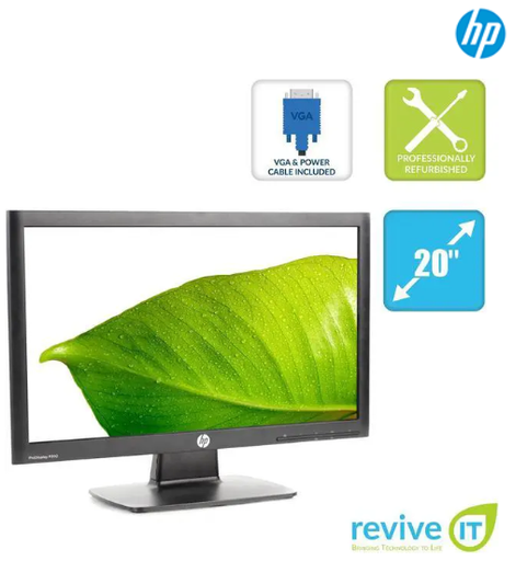 [MTU4150] HP Monitor ProDisplay P202 TN 1600 X 900 20 Pulgadas  VGA, DP 60 "Sin Soporte" (Outlet)