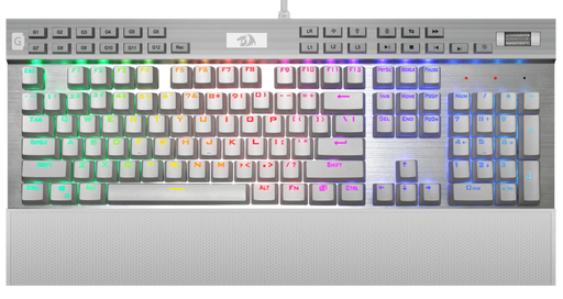 [TC0803] Teclado Redragon YAMA RGB - Blanco - K550W-RGB