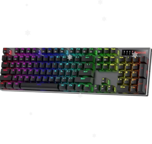 [TC1739] Teclado Redragon Dharma Pro - Chroma RGB Dust Proof Red - K556RGB-PRO