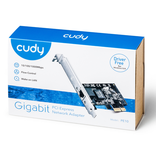 [WIFI0113] Adaptador Cudy Ethernet - PCIE - PE10 Ethernet de 10/100/1000 Mbps