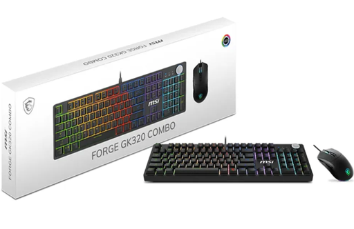 [TYM0405] Combo Teclado y Mouse MSI FORGE GM320 + FORGE GK320