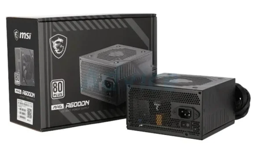 [FP1103] Fuente de Poder MSI MAG A600DN  600W 80 Plus - 306-7ZP6B22-809
