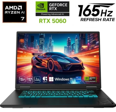 [LP0986] Laptop Gigabyte Gaming A16 - I7 13620H - RTX 5060 8 GB - 16 GB DDR5 - 1 TB SSD - 16" FHD+ - 9RGA6I76VHFHJK0LA3M0