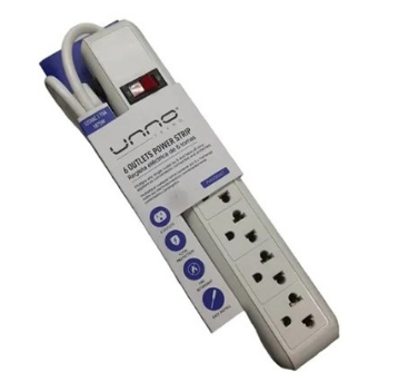 [CAR0076] Regleta UNNO TEKNO de 6 tomas - PW5081WT