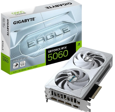[TV2266] Tarjeta De Video Gigabyte EAGLE OC ICE GEFORCE RTX5060 - 8GB GDDR7 - 9VN5060EOI-00-G10