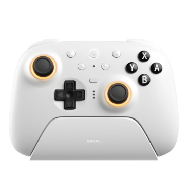 [CTR0113] Control 8BitDo Ultimate 2 Bluetooth - 2.4G - Base de Carga - Switch - Blanco - 80ND