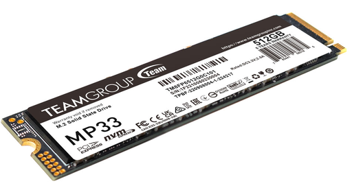[SSD1076] SSD TeamGroup MP33 M.2 512GB - TM8FP6512G0C101