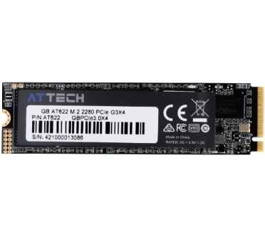 [SSD5002] SSD Attech AT622 - 256GB - NVMe M.2 - PCIe 3.0 - AT622-256GBGBPCIe3.0X4