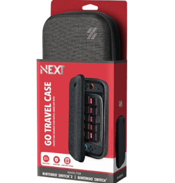 [ACC0011] Estuche Next Go Travel para Nintendo Switch/Nintendo Switch 2 - Negro - NX-NS2GOC