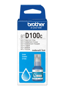 [TIN0056] Tinta impresora Brother D100C - 48.8ml - Cyan