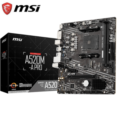 [TM2605] Tarjeta Madre MSI A520M-A PRO - 911-7C96-044