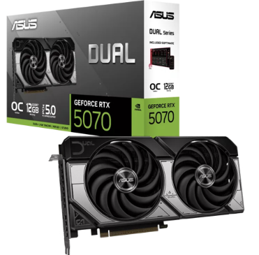 [TV2069] Tarjeta de Video Asus Dual 5070 OC - 12GB GDDR7 - DLSS4 - 90YV0M17-M0AA00