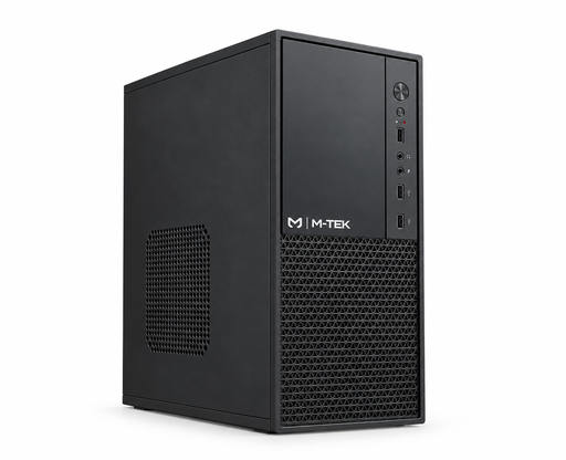 [CAS9010] Case M-Tek C-K4003 - Negro + Fuente de Poder 600w